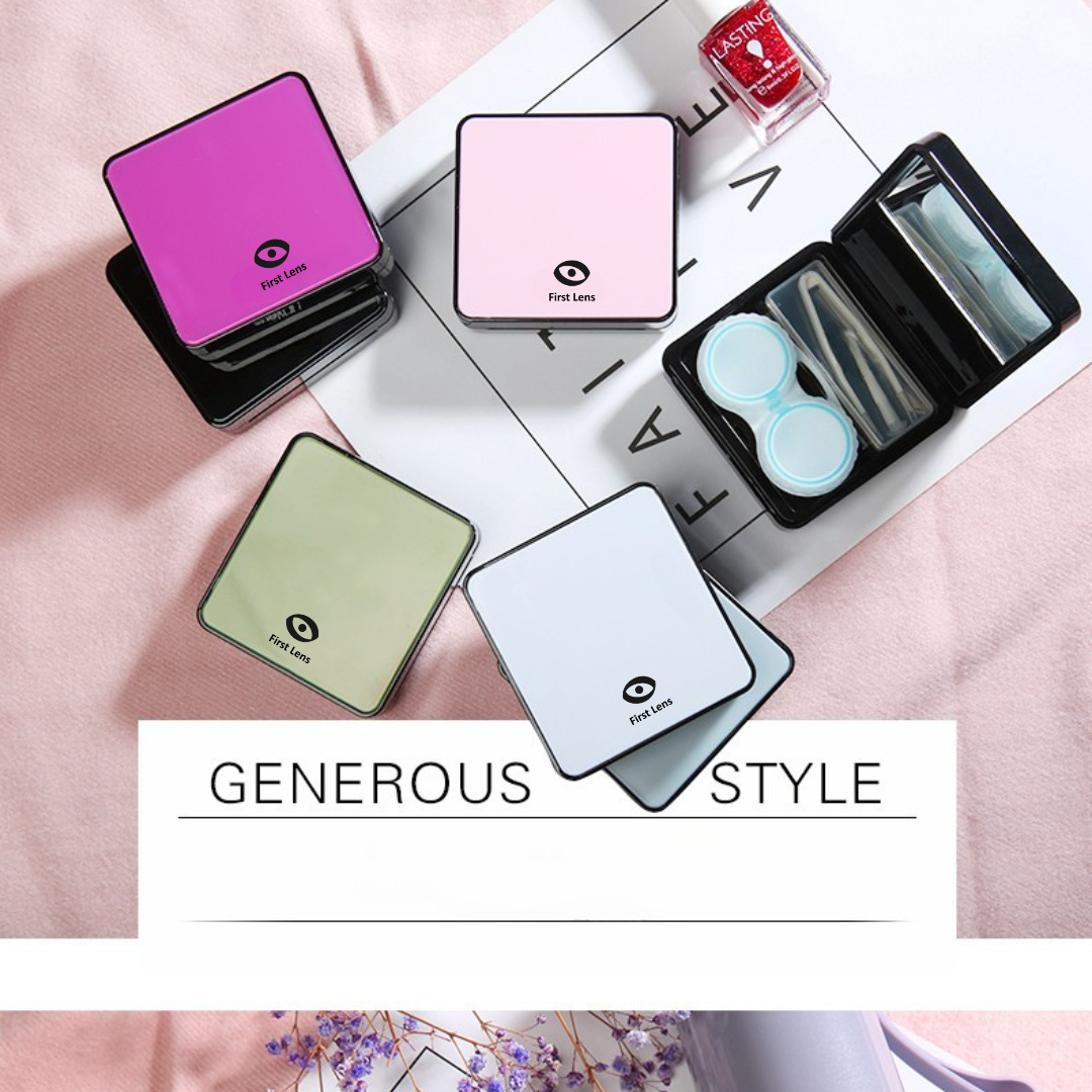 First Lens GlossSquare Contact Lens Travel Kit