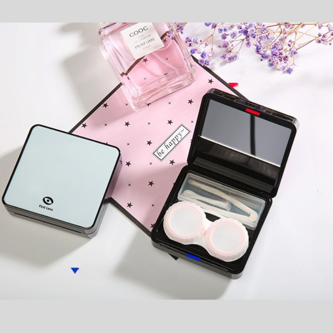 First Lens GlossSquare Contact Lens Travel Kit