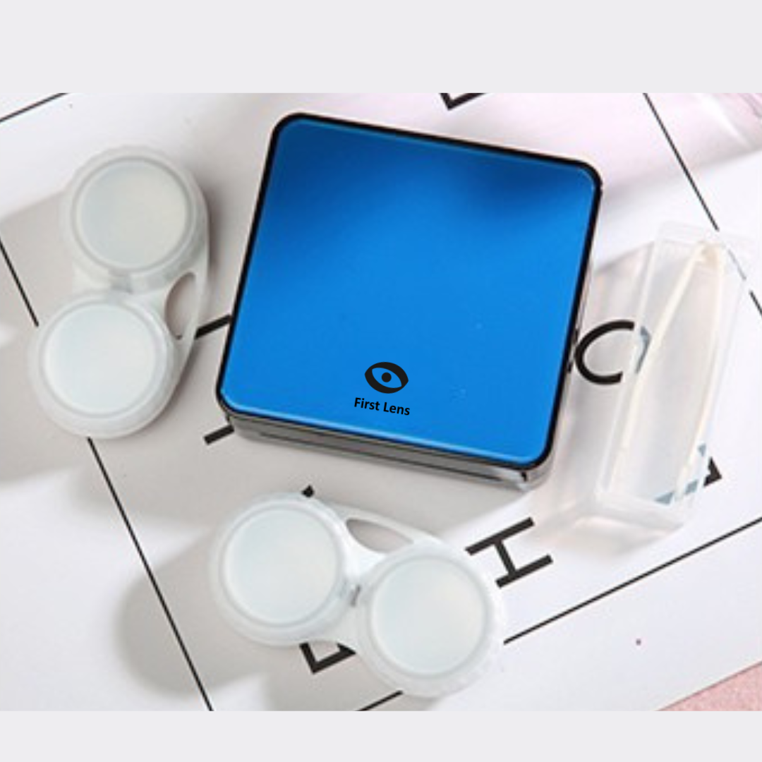 First Lens GlossSquare Contact Lens Travel Kit