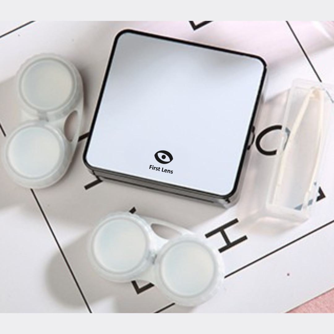 First Lens GlossSquare Contact Lens Travel Kit