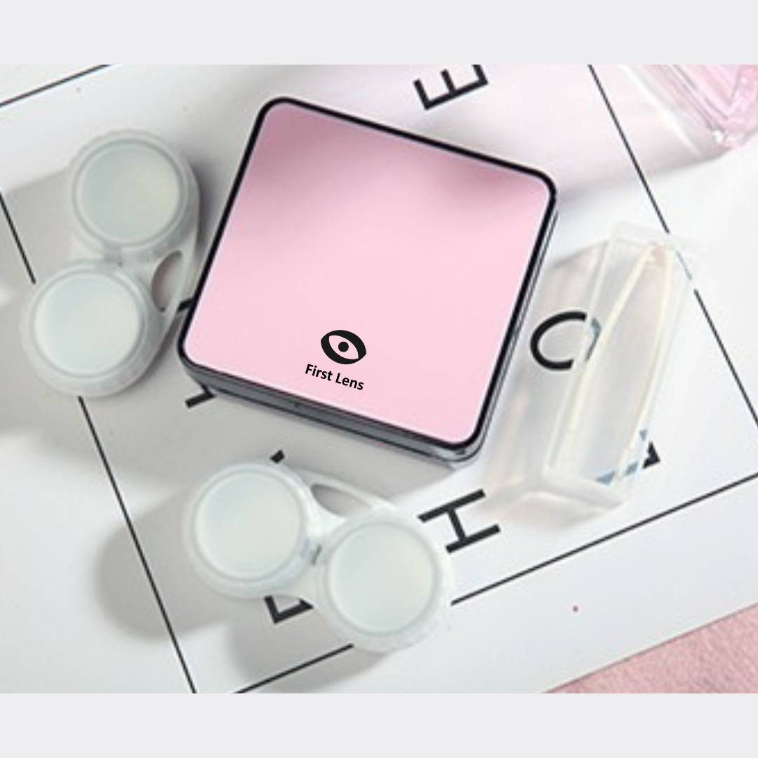 First Lens GlossSquare Contact Lens Travel Kit