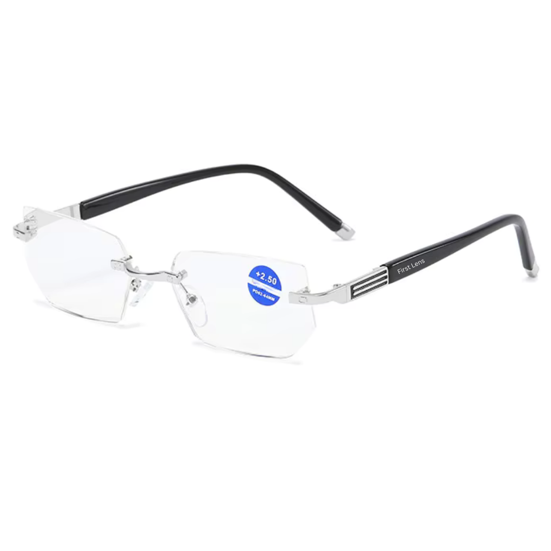 First Lens GoldAccent Blue Light Reading Glasses - R003