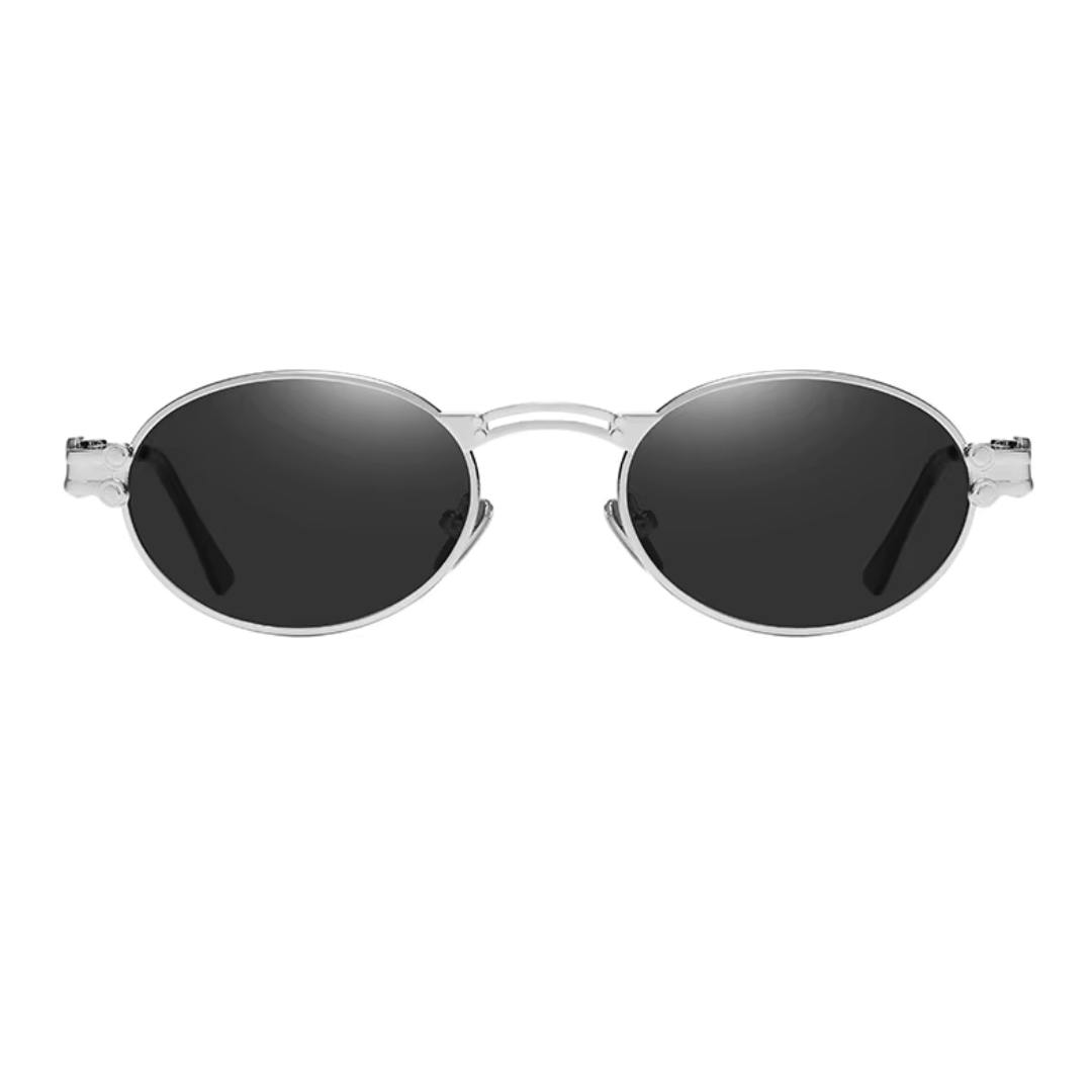 First Lens Heritage UV400 Sunglasses - Silver-Black - S331