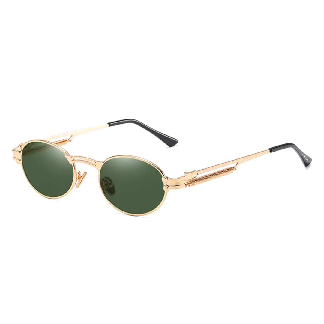 First Lens Heritage UV400 Sunglasses - Green-Gold - S330
