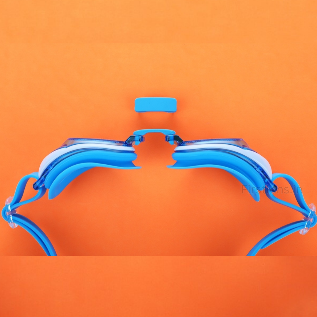 First Lens Junior Swimming Goggles for Kids - 007 in packaging