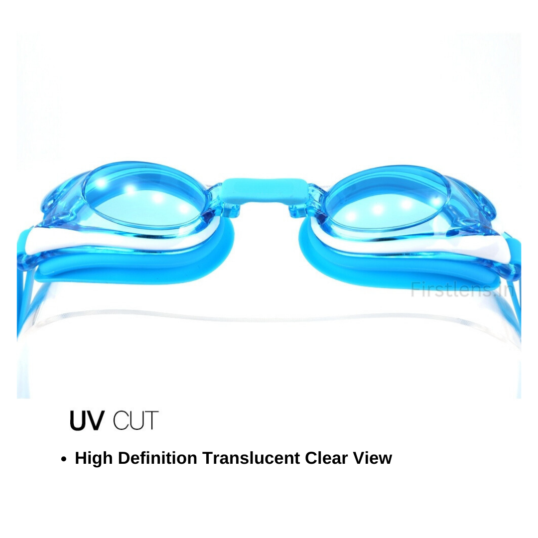 First Lens Junior Swim Goggles for kids aged 3 to 8 with UV protection