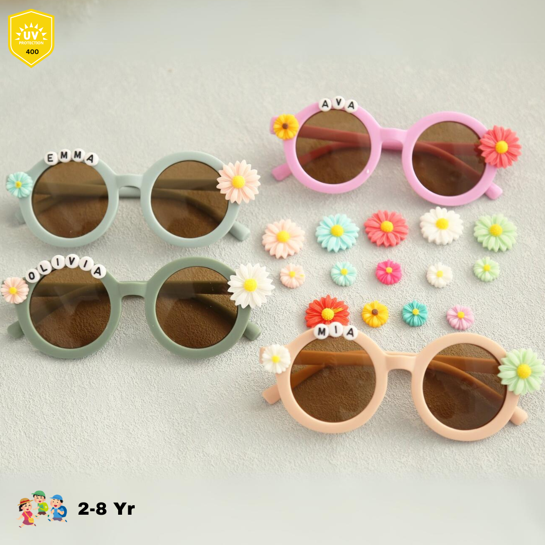 First Lens Kids Custom Sunglasses With Name UV-400