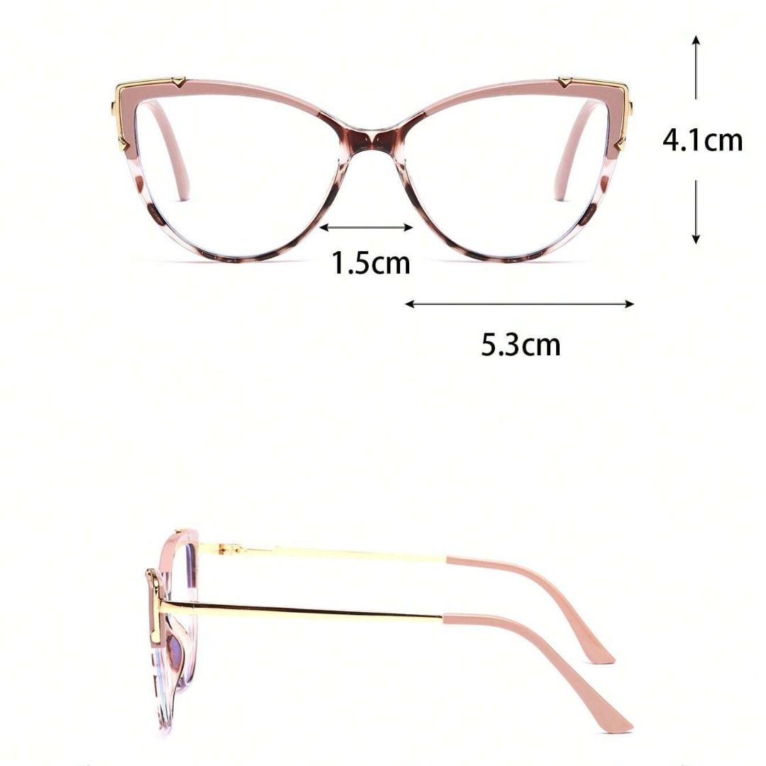 First Lens KittyEyes Blue Light Computer Glasses Leopard 001 - B059