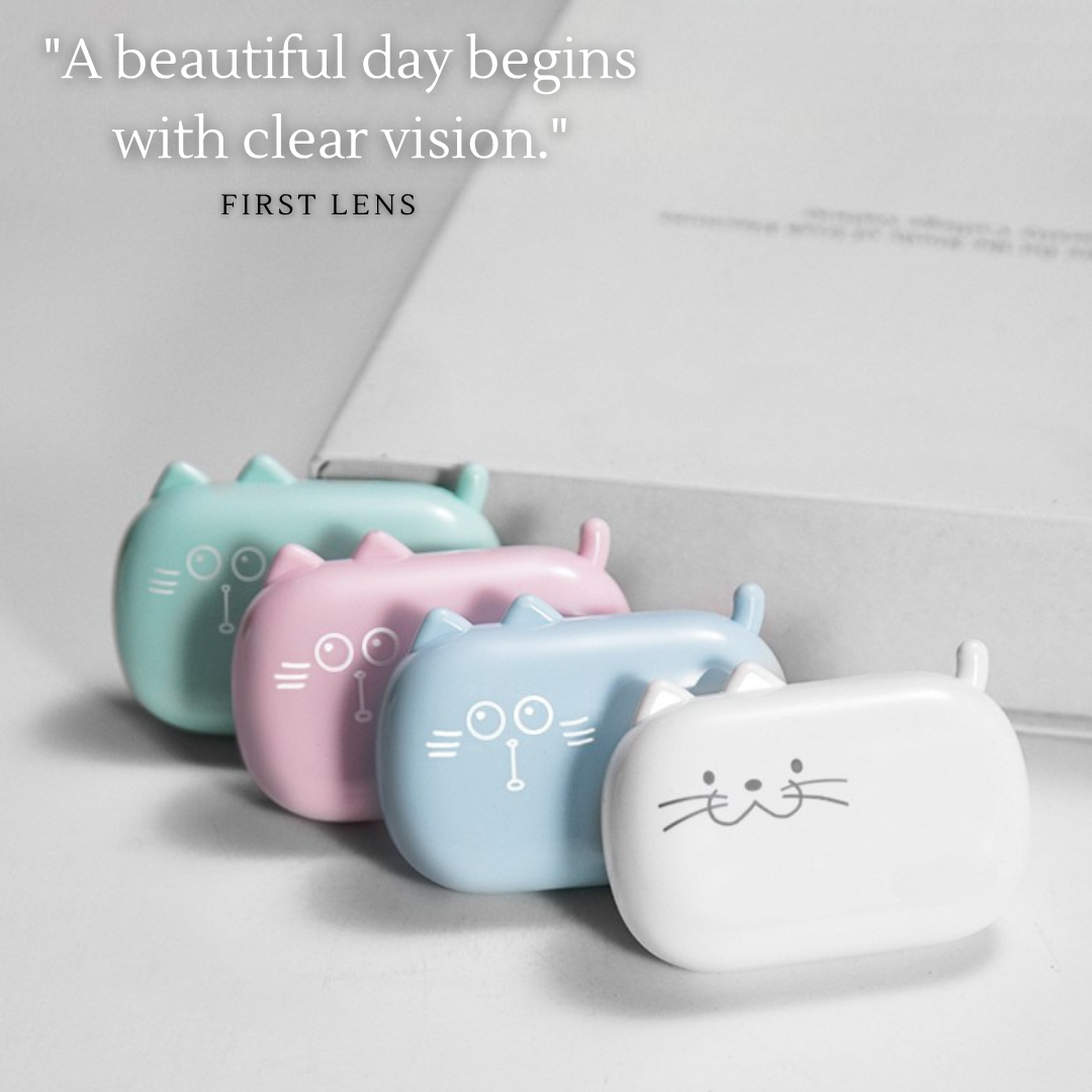 First Lens Little Cat Contact Lens Travel Kit