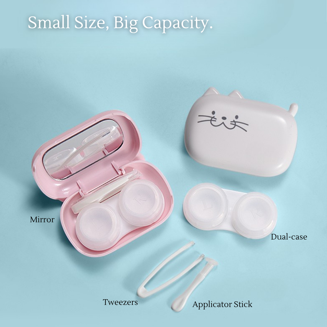 First Lens Little Cat Contact Lens Travel Kit