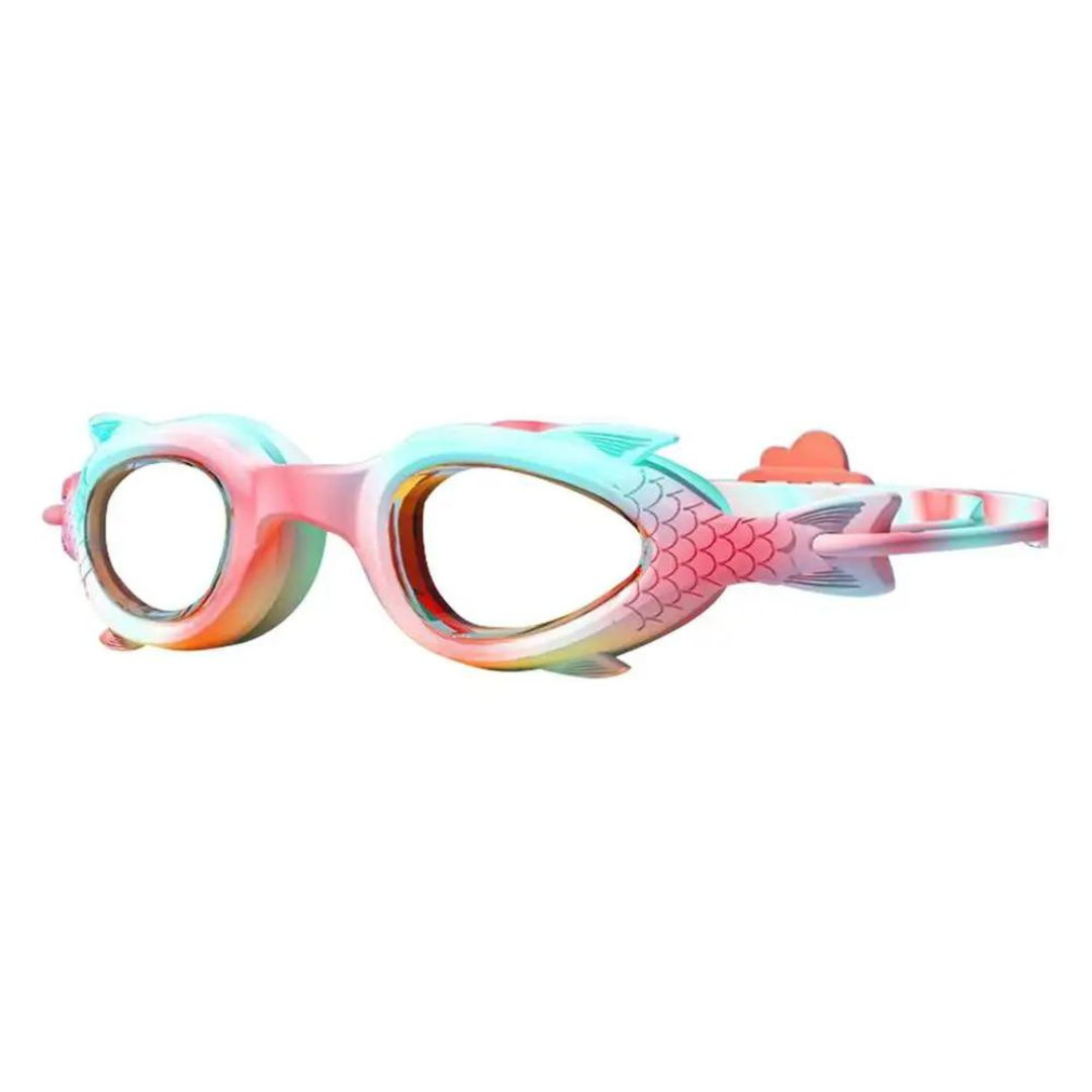 First Lens Mermaid Swimming Goggles for Children shown in packaging