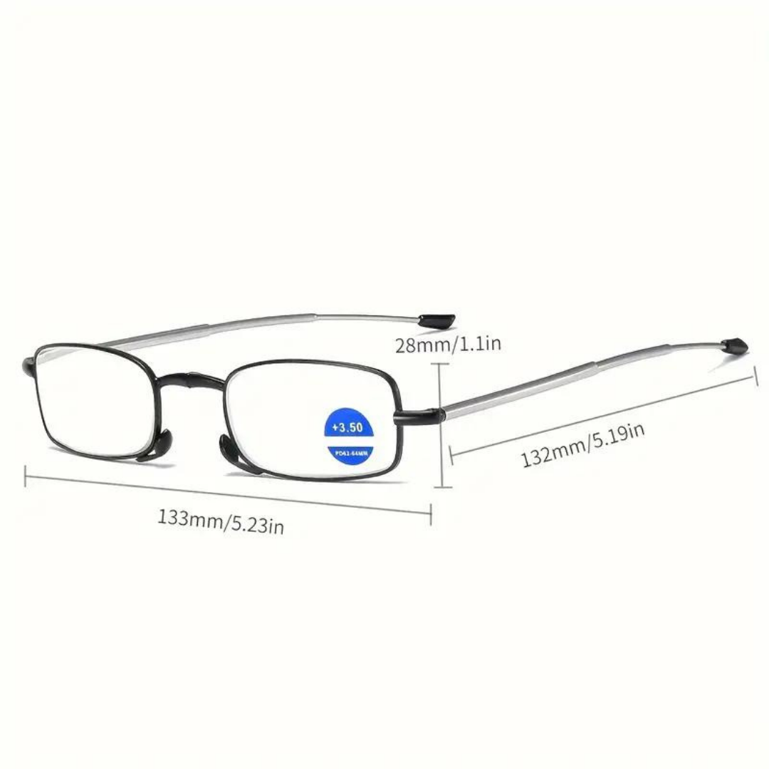 Easy storage foldable reading glasses