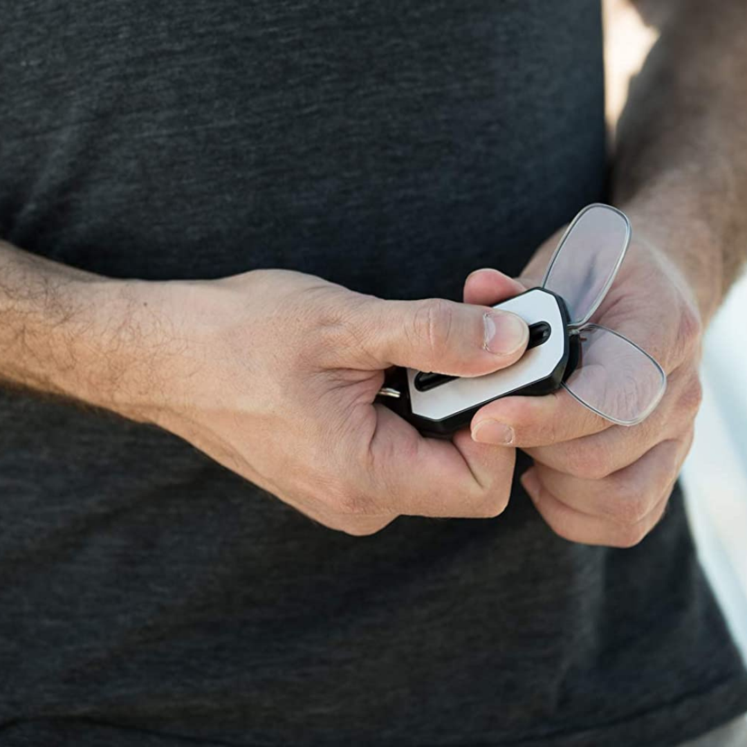 First Lens Mini Nose Clip Reading Glasses, lightweight and portable