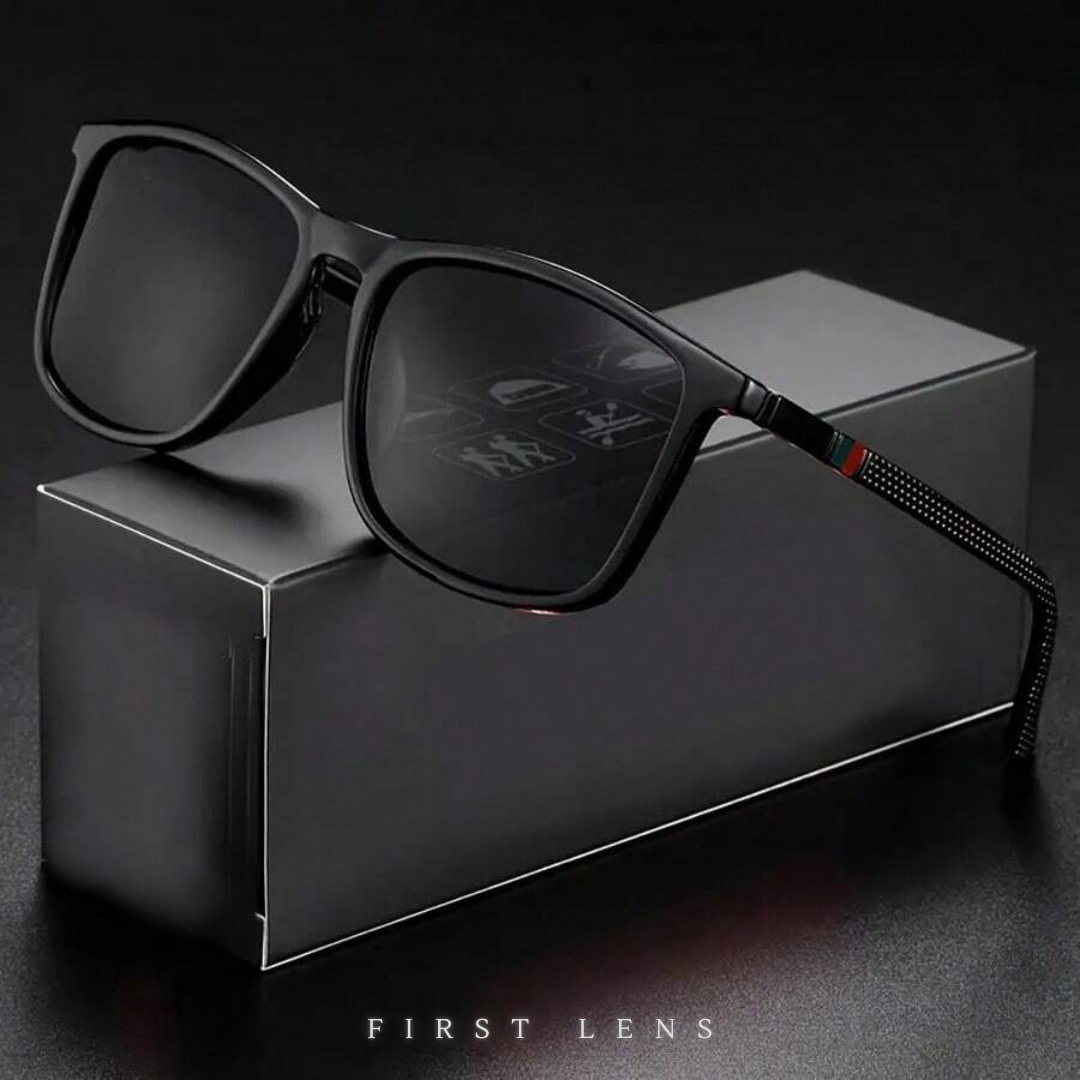 First Lens Modern Luxe Square Sunglasses - UV400 - S049