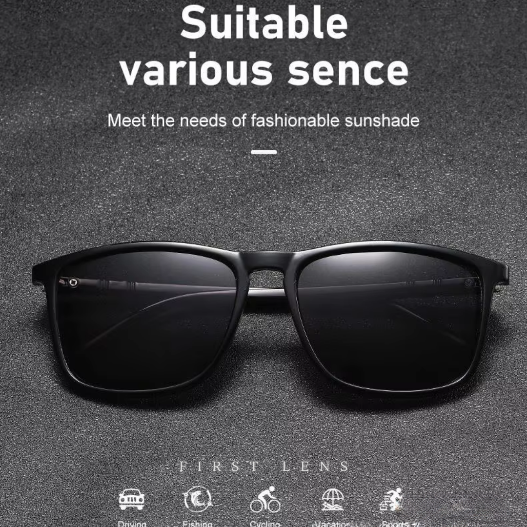 First Lens Modern Luxe Square Sunglasses - UV400 - S049