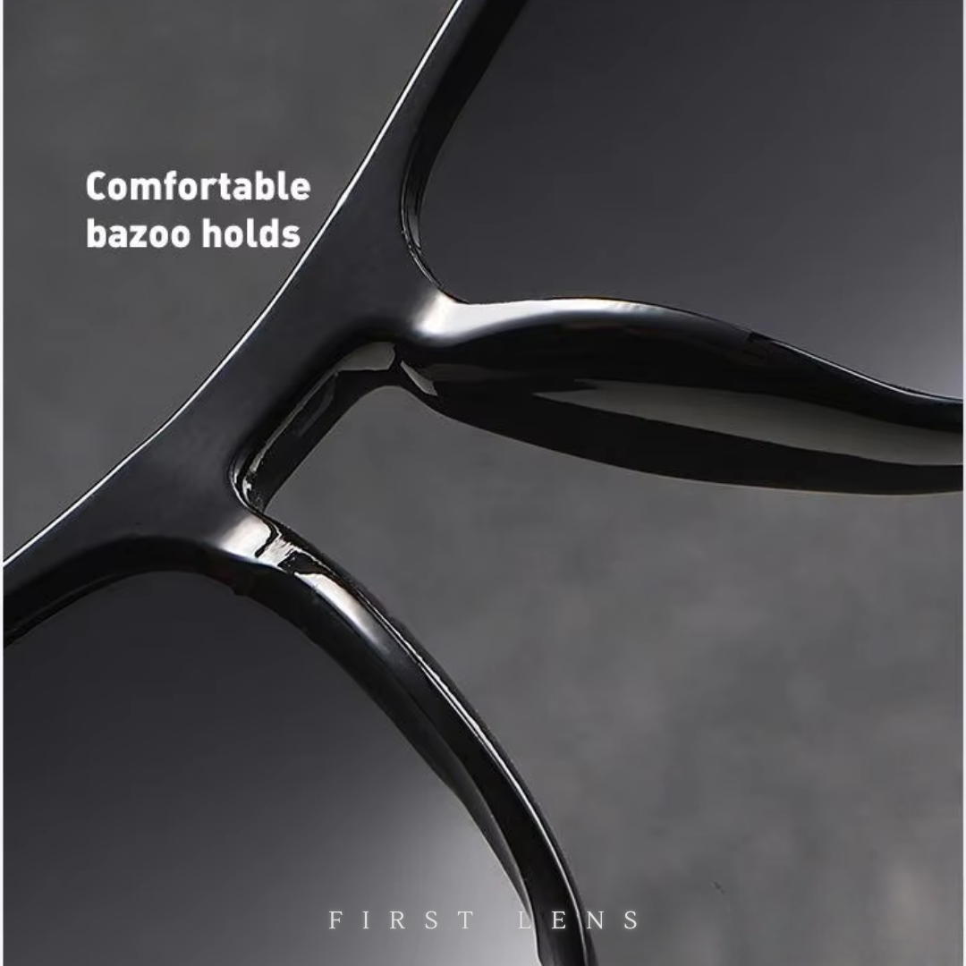 First Lens Modern Luxe Square Sunglasses - UV400 - S049