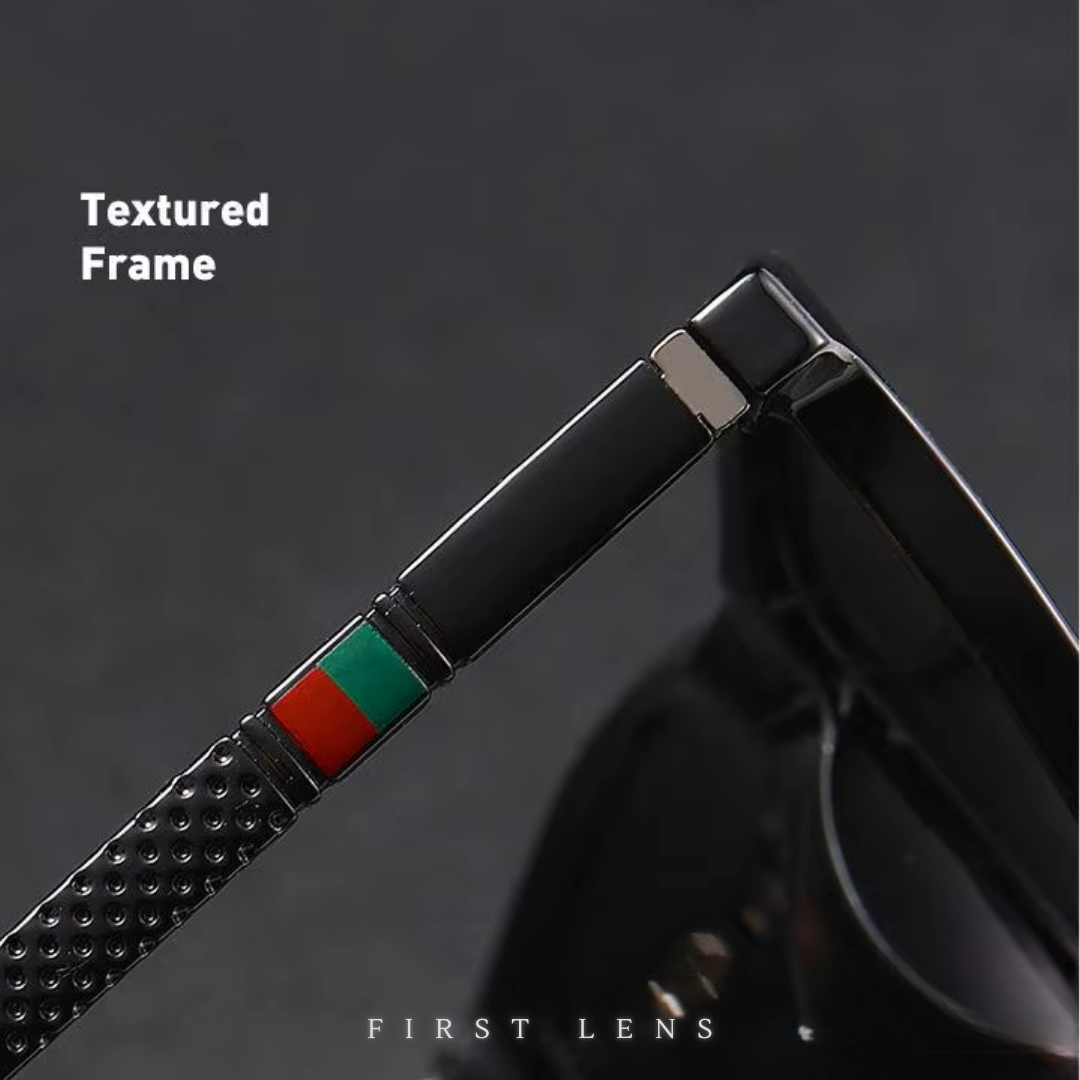 First Lens Modern Luxe Square Sunglasses - UV400 - S049