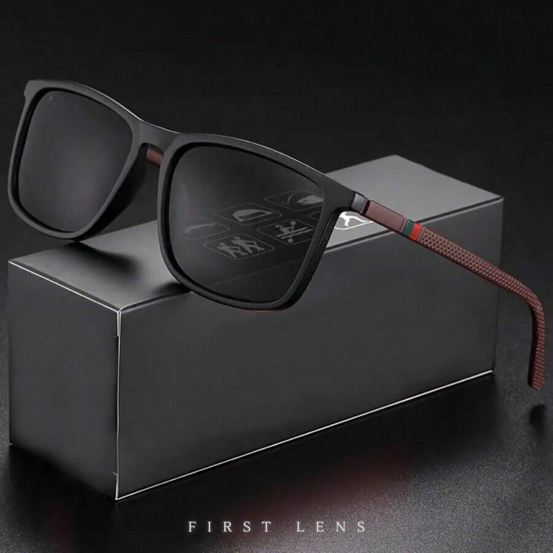 First Lens Modern Luxe Square Sunglasses - UV400 - S049