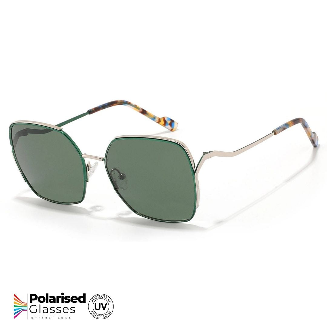 Classic black polarized sunglasses for men and women S033