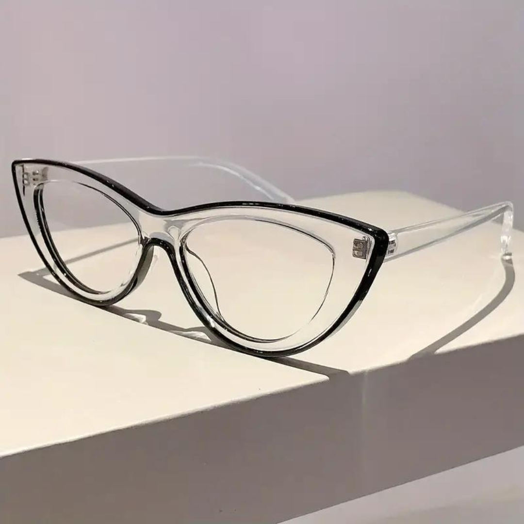 First Lens Neon Kitten Blue Light Computer Glasses - Black - B044