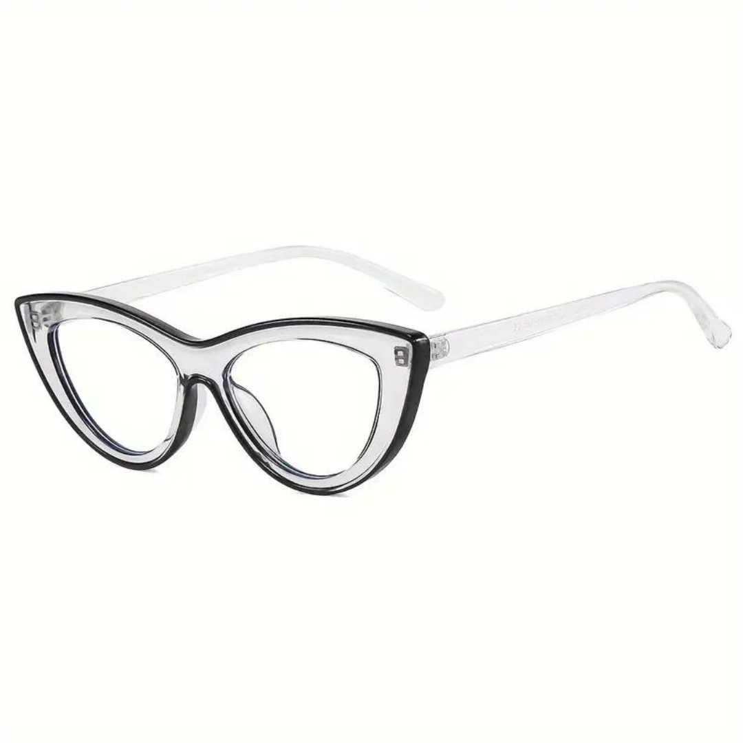 First Lens Neon Kitten Blue Light Computer Glasses - Black - B044