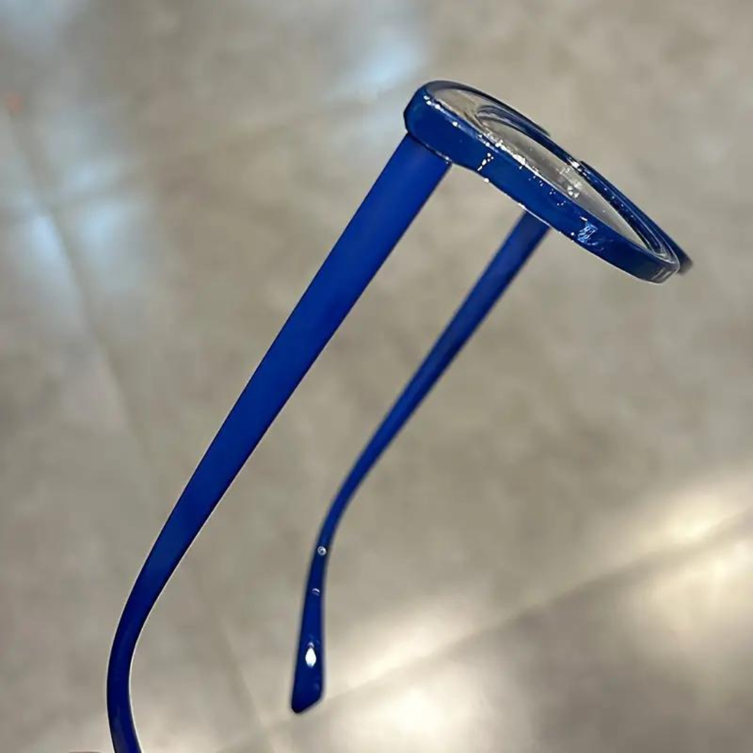 First Lens Neon Kitten Blue Light  Computer Glasses - Blue - B045