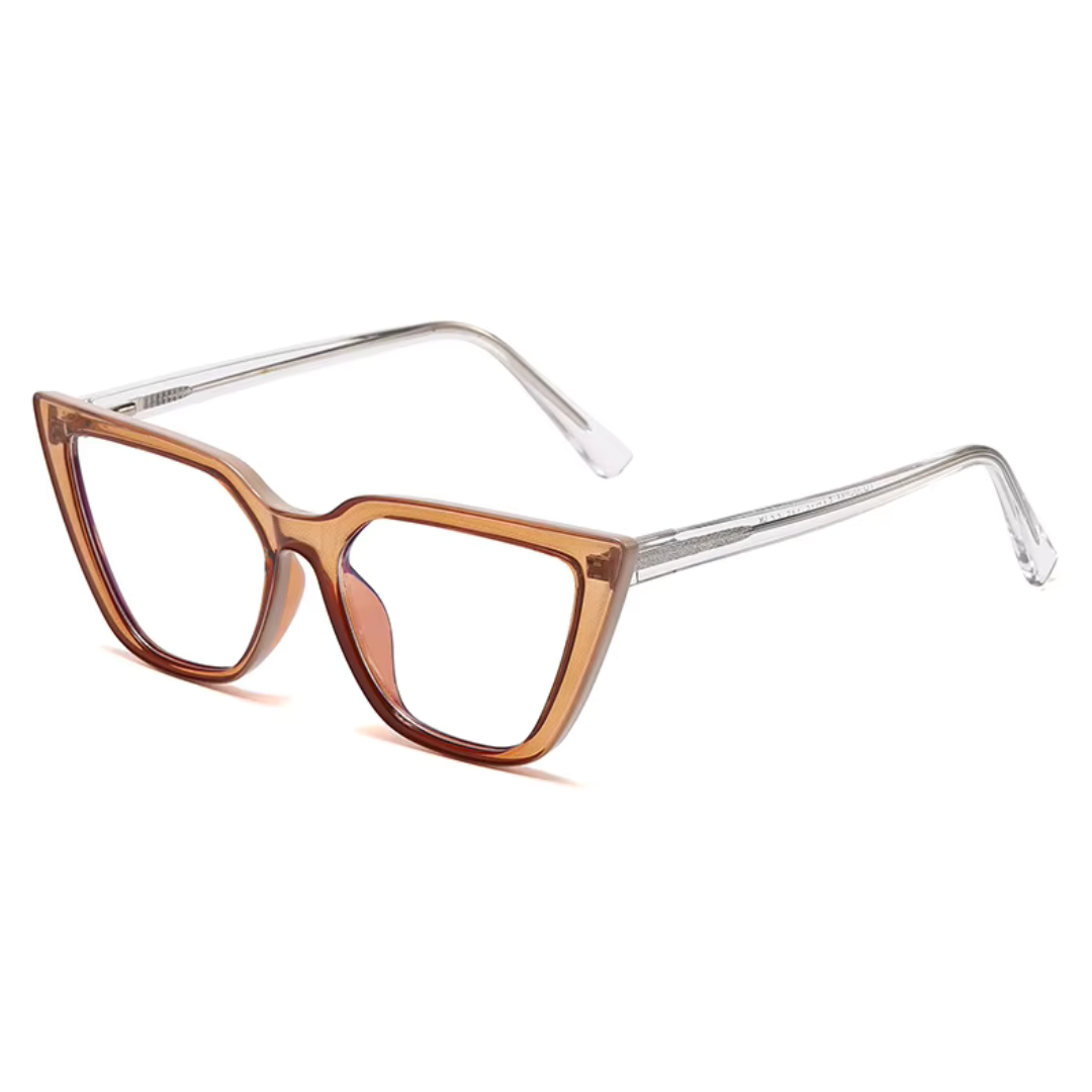 First Lens Neon Tea Cat Eye Computer Glasses 004 - B049