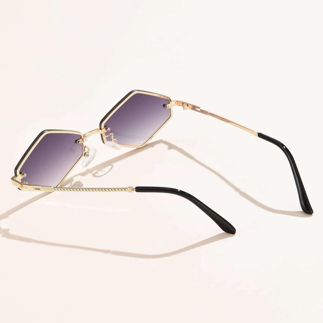 First Lens Noir Luxe Tinted Sunglasses - Black - S074