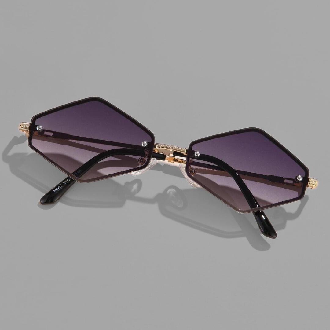First Lens Noir Luxe Tinted Sunglasses - Black - S074
