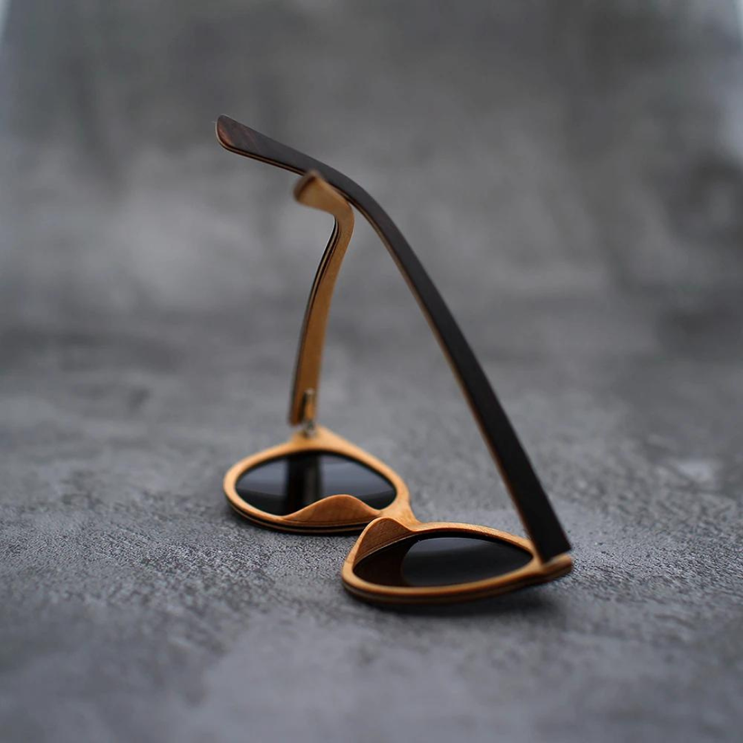 First Lens OakGlow Wooden Sunglasses (UV + Polarized) 003