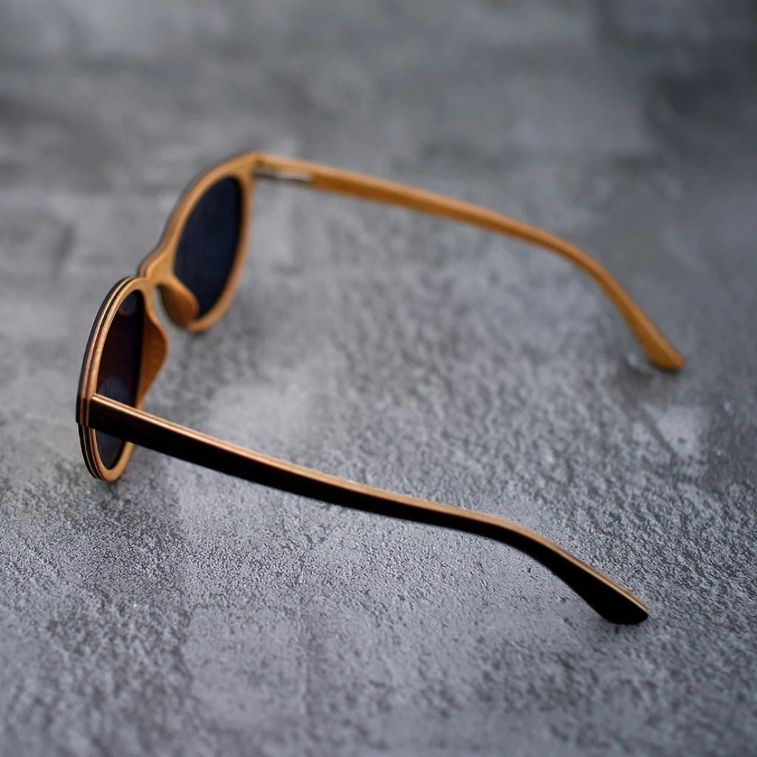 First Lens OakGlow Wooden Sunglasses (UV + Polarized) 003