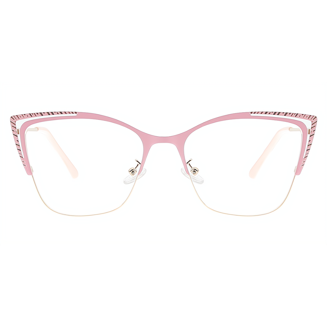 First Lens Pink Charm Cat-Eye Blue Light Computer Glasses - B028