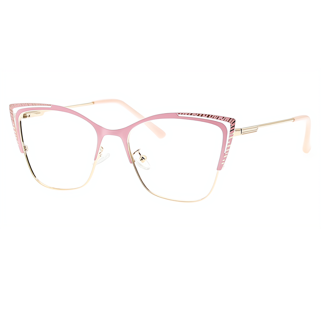 First Lens Pink Charm Cat-Eye Blue Light Computer Glasses - B028