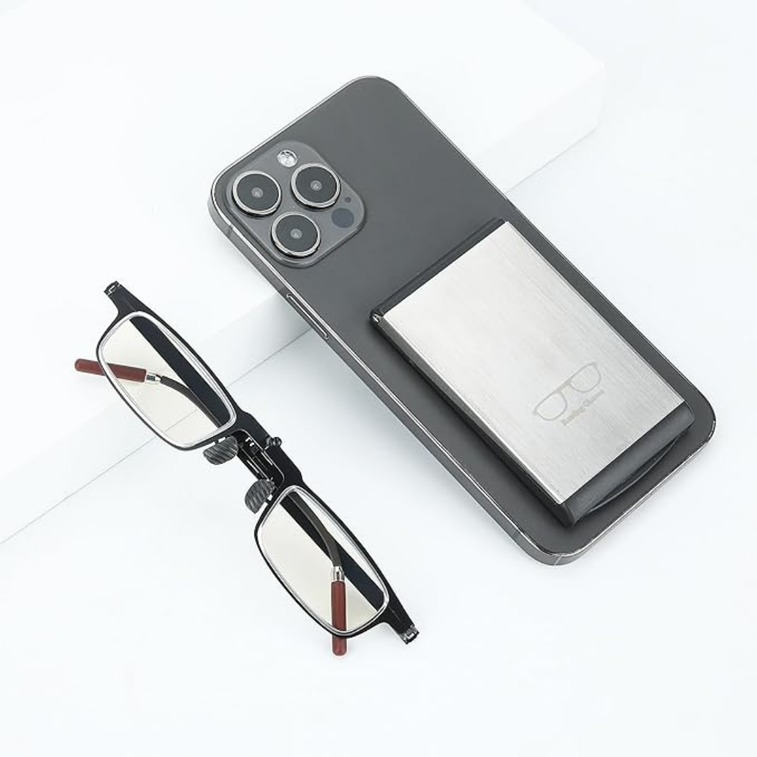 First Lens PocketView Ultra Slim Foldable Blue Light Reading Glasses - R002