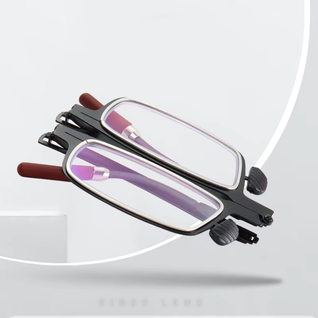 First Lens PocketView Ultra Slim Foldable Blue Light Reading Glasses - R002