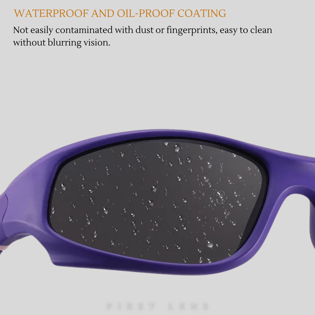 First Lens Polarized Sports Sunglasses for Kids