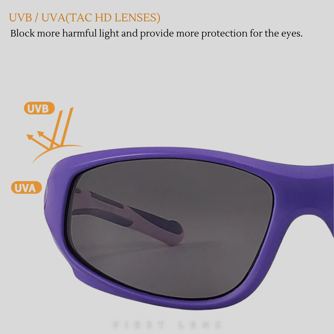 First Lens Polarized Sports Sunglasses for Kids