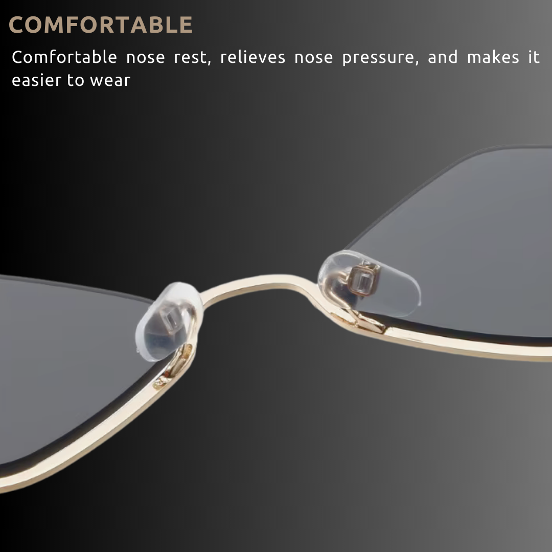 First Lens Polygonal Sunglasses - UV400
