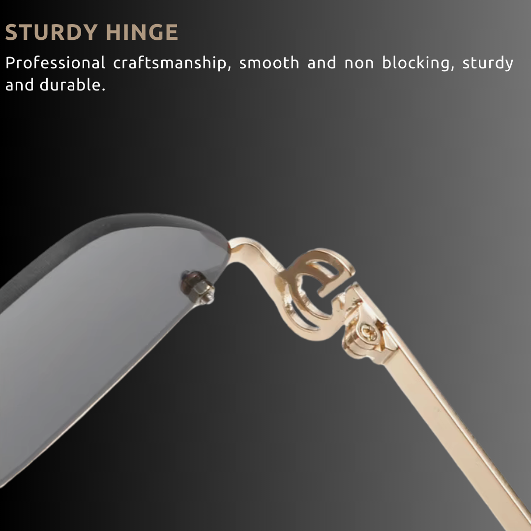 First Lens Polygonal Sunglasses - UV400