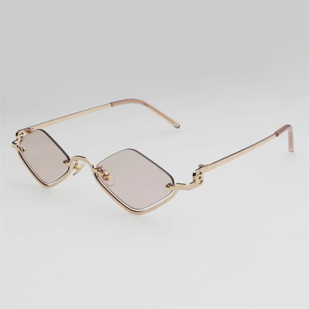 First Lens Polygonal Sunglasses - UV400