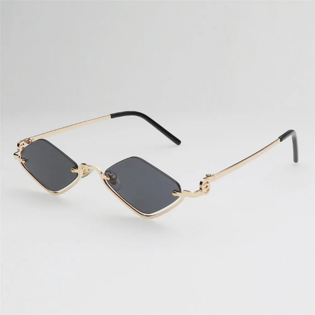 First Lens Polygonal Sunglasses - UV400