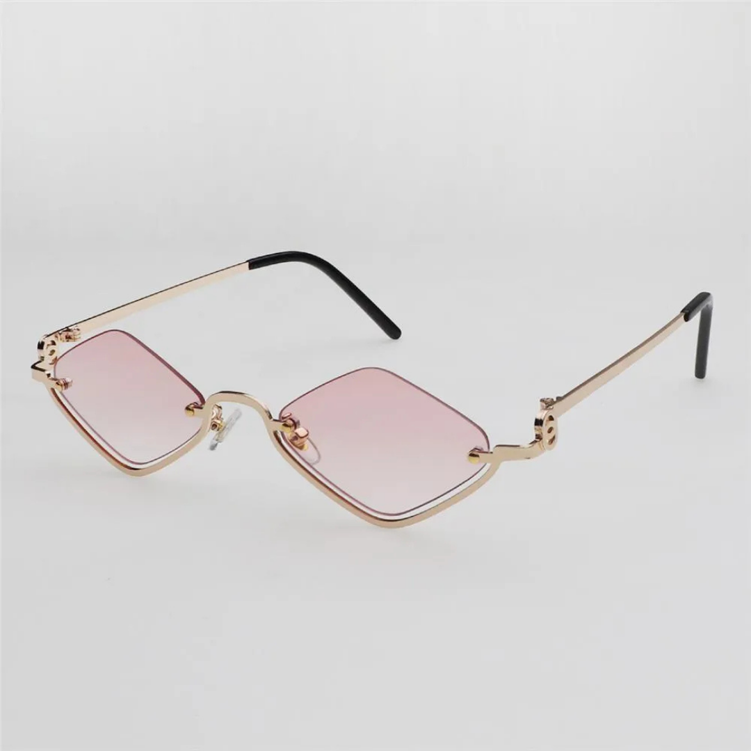 First Lens Polygonal Sunglasses - UV400