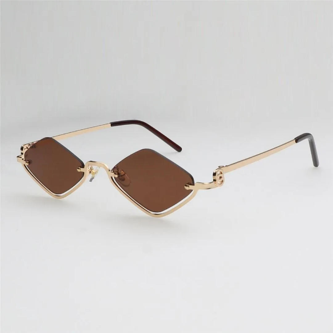 First Lens Polygonal Sunglasses - UV400