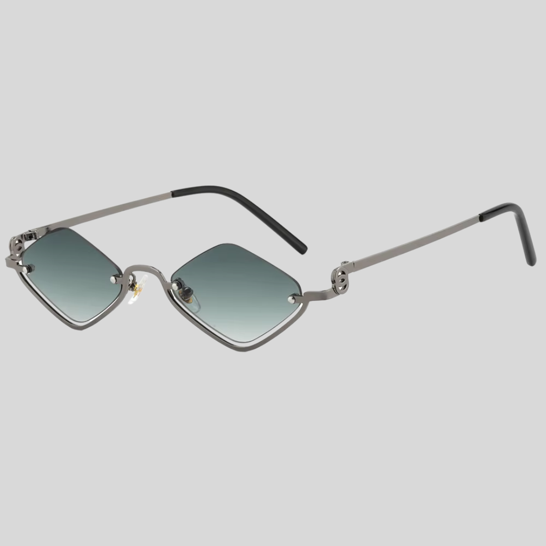 First Lens Polygonal Sunglasses - UV400