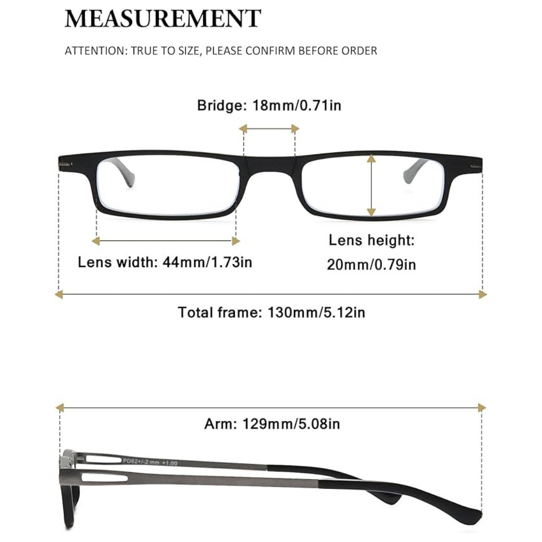 First Lens ProdX Ultra Slim Blue Light Reading Glasses - R001