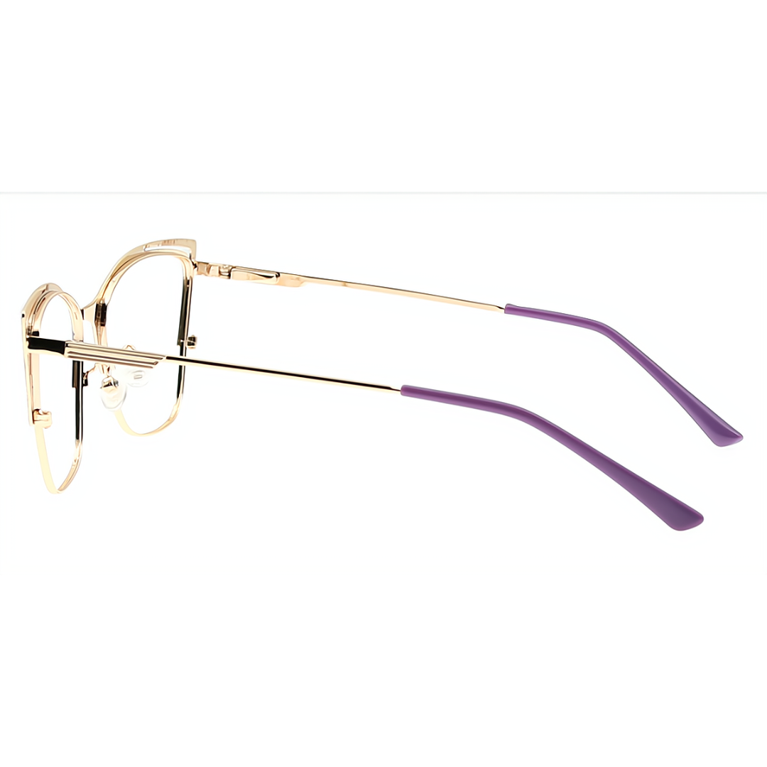 First Lens Purple Charm Cat-Eye Blue Light Computer Glasses - B029