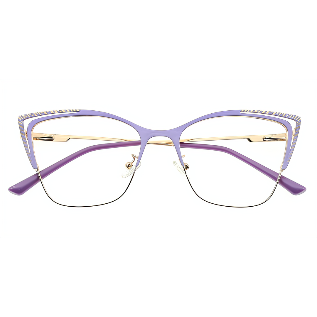 First Lens Purple Charm Cat-Eye Blue Light Computer Glasses - B029