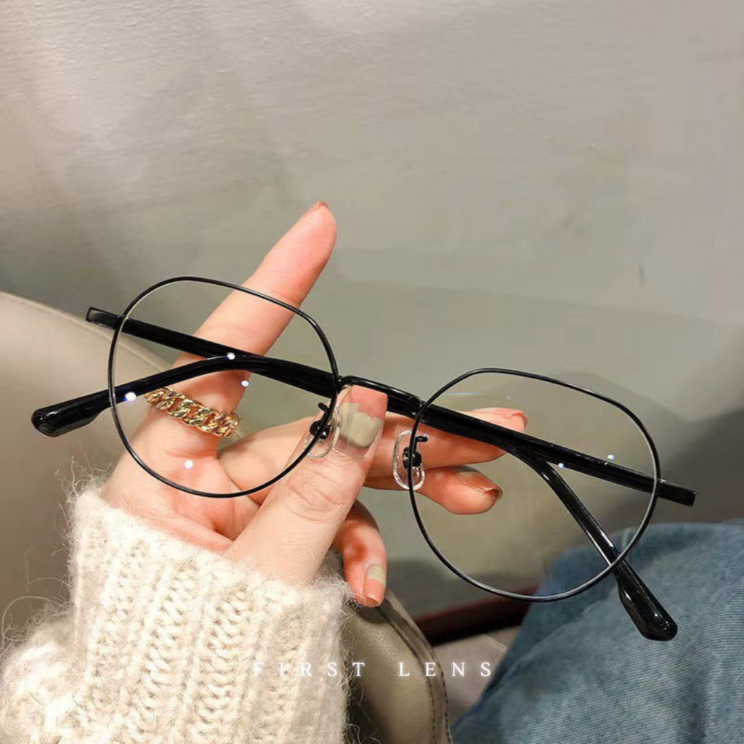 First Lens Round Lumi-Lens Blue Light Computer Glasses - B037