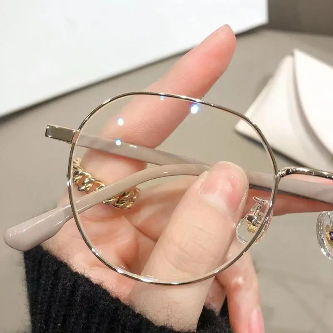 First Lens Round Lumi-Lens Blue Light Computer Glasses - B037