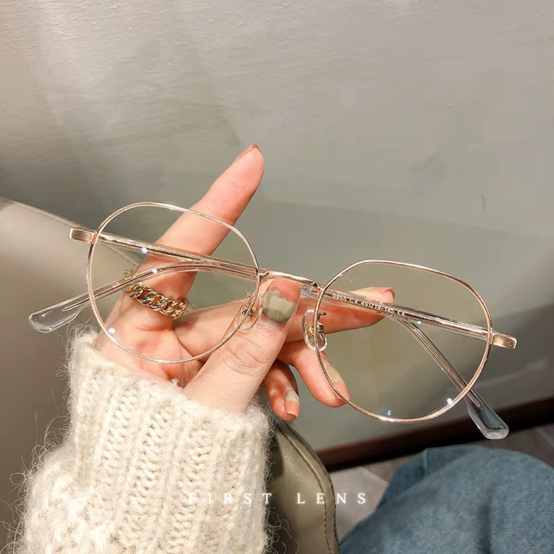 First Lens Round Lumi-Lens Blue Light Computer Glasses - B037
